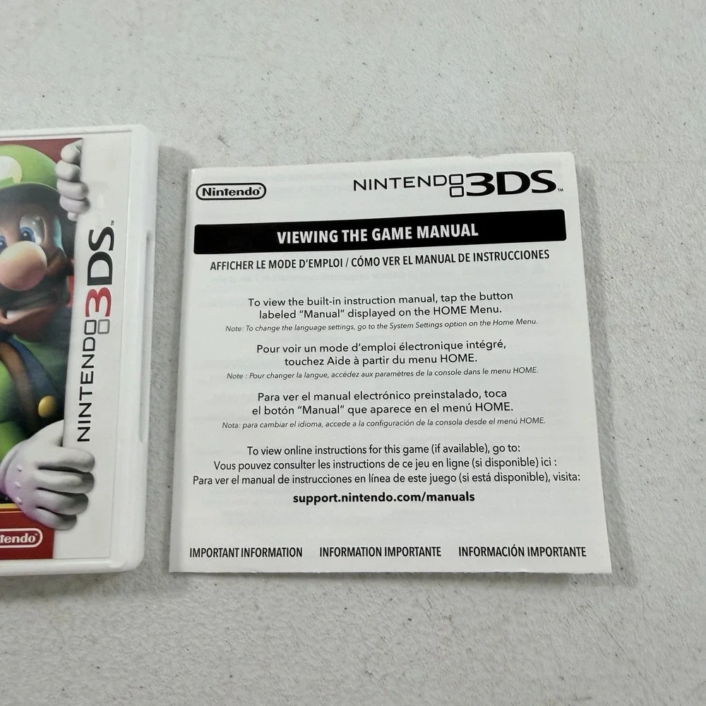 Luigi's Mansion: Dark Moon Nintendo Selects Edition 2013 Nintendo 3DS Tested